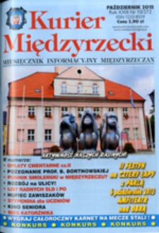 Kurier Międzyrzecki. Miesięcznik Informacyjny Międzyrzeczan, nr 10 (październik 2013 r.)