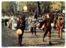 Zielona Góra; Dni Zielonej Góry i Winobrania, fragment tradycyjnego korowodu - "Bachanalia"