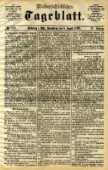 Niederschlesisches Tageblatt, no 182 (Gr&uuml;nberg i. Schl., Sonnabend, den 5. August 1893)