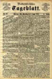 Niederschlesisches Tageblatt, no 204 (Gr&uuml;nberg i. Schl., Donnerstag, den 31. August 1893)
