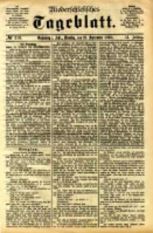 Niederschlesisches Tageblatt, no 220 (Gr&uuml;nberg i. Schl., Dienstag, den 19. September 1893)