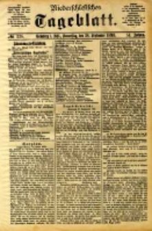 Niederschlesisches Tageblatt, no 228 (Gr&uuml;nberg i. Schl., Donnerstag, den 28. September 1893)