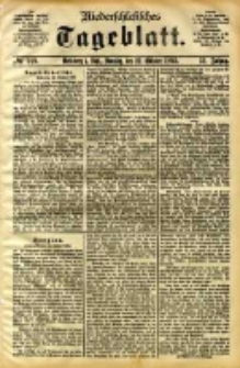 Niederschlesisches Tageblatt, no 249 (Grünberg i. Schl., Sonntag, den 22. Oktober 1893)