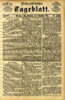 Niederschlesisches Tageblatt, no 258 (Gr&uuml;nberg i. Schl., Donnerstag, den 2. November 1893)