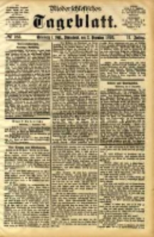 Niederschlesisches Tageblatt, no 283 (Grünberg i. Schl., Sonnabend, den 2. Dezember 1893)