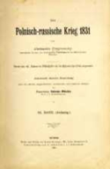 Der polnisch-russische Krieg 1831: Bd. 3