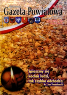 Międzyrzecka Gazeta Powiatowa, nr 8, (listopad 1999 r.)