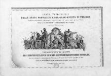 Carta topografica dello Stato Pontificio e del Gran-Ducato di Toscana = Topographische Karte des Kirchenstaates und des Grossherzogthumes Toscana [Dokument kartograficzny]