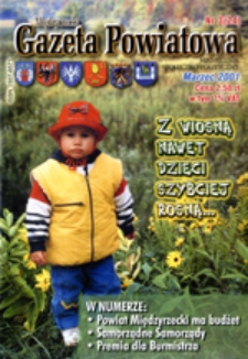 Międzyrzecka Gazeta Powiatowa. Miesięcznik Społeczno-Polityczny, nr 3, (marzec 2001 r.)