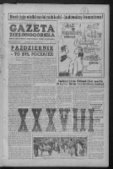 Gazeta Zielonogórska : organ KW Polskiej Zjednoczonej Partii Robotniczej R. IV Nr 265 (7 listopada 1955)