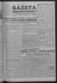 Gazeta Zielonogórska : organ Komitetu Wojewódzkiego Polskiej Zjednoczonej Partii Robotniczej R. I Nr 88 (8 grudnia 1952)