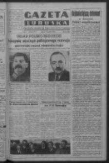 Gazeta Lubuska : organ Komitetu Wojewódzkiego Polskiej Zjednoczonej Partii Robotniczej R. III Nr 110 (22 kwietnia 1950). - Wyd. ABCDEFG