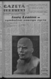 Gazeta Lubuska : organ Komitetu Wojewódzkiego Polskiej Zjednoczonej Partii Robotniczej R. III Nr 111 (23 kwietnia 1950). - Wyd. ABCDEFG