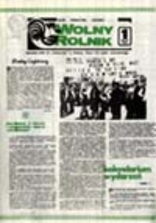 Wolny Rolnik: informator NSZZ RI "Solidarność" w Zielonej Górze: do użytku wewnętrznego, nr 1 (29.07.1981)