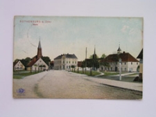 Czerwieńsk / Rothenburg a. Oder; Markt