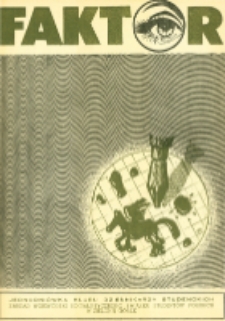 Faktor: jednodniówka Klubu Dziennikarzy Studenckich, [br. nr] (kwiecień 1978)