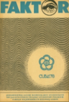 Faktor: jednodni&oacute;wka Klubu Dziennikarzy Studenckich, 14 (październik 1978)