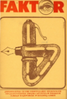 Faktor: jednodniówka Klubu Dziennikarzy Studenckich, 18 (pażdziernik 1979)