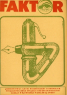 Faktor: jednodniówka Klubu Dziennikarzy Studenckich, 20/21 (grudzień 1979)