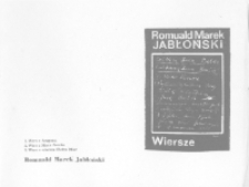 Faktor: jednodniówka Klubu Dziennikarzy Studenckich: Wiersze (kwiecień 1980)