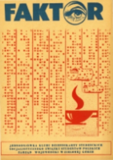 Faktor: jednodniówka Klubu Dziennikarzy Studenckich, 26 (czerwiec 1981)
