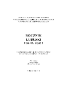 Rocznik Lubuski (t. 42, cz. 2): Transhumanizm a kontrintuicyjność mitycznego obrazu człowieka
