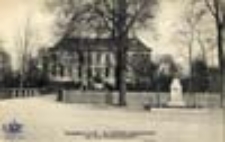 Słońsk / Sonnenburg, N.-M.; St.-Johanniter-Ordensschloss mit Prinz-Albrecht-Denkmal