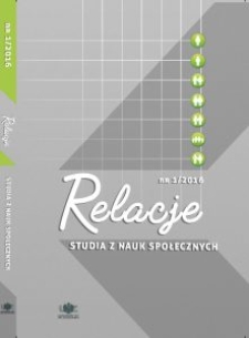 Relacje. Studia z Nauk Społecznych, tom 1