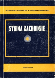 Studia Zachodnie, tom 4
