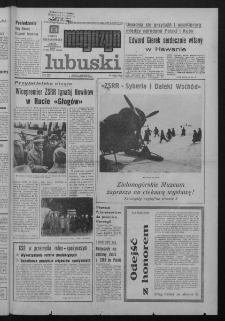 Gazeta Zielonogórska : magazyn lubuski : organ KW Polskiej Zjednoczonej Partii Robotniczej R. XXIV Nr 9 (11/12 stycznia 1975). - Wyd. A