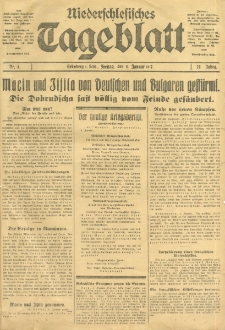 Niederschlesisches Tageblatt, no 3 (Freitag, den 5. Januar 1917)