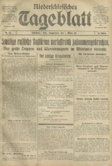 Niederschlesisches Tageblatt, no 52 (Sonnabend, den 3. März 1917)