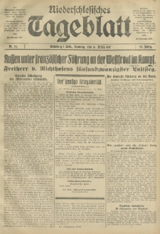Niederschlesisches Tageblatt, no 59 (Sonntag, den 11. März 1917)