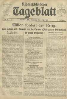 Niederschlesisches Tageblatt, no 80 (Donnerstag, den 5. April 1917)