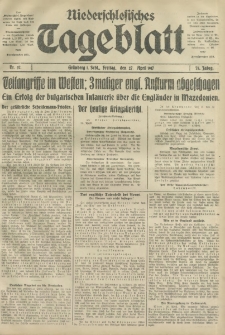 Niederschlesisches Tageblatt, no 97 (Freitag, den 27. April 1917)