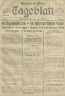Niederschlesisches Tageblatt, no 108 (Donnerstag, den 10. Mai 1917)