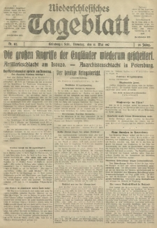 Niederschlesisches Tageblatt, no 112 (Dienstag, den 15. Mai 1917)
