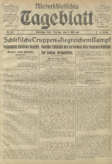 Niederschlesisches Tageblatt, no 122 (Sonntag, den 27. Mai 1917)