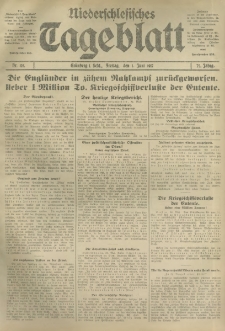 Niederschlesisches Tageblatt, no 125 (Freitag, den 1. Juni 1917)