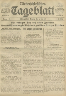 Niederschlesisches Tageblatt, no 134 (Dienstag, den 12. Juni 1917)