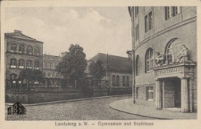 Gorzów Wlkp. / Landsberg a. W.; Gymnasium und Stadthaus
