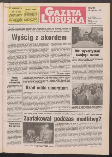 Gazeta Lubuska R. XLV [właśc. XLVI], nr 11 (14 stycznia 1997). - Wyd. 1