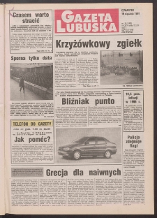 Gazeta Lubuska R. XLV [właśc. XLVI], nr 13 (16 stycznia 1997). - Wyd. 1
