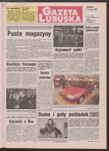Gazeta Lubuska R. XLV [właśc. XLVI], nr 29 (4 lutego 1997). - Wyd. 1