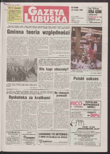 Gazeta Lubuska R. XLV [właśc. XLVI], nr 71 (25 marca 1997). - Wyd. 1