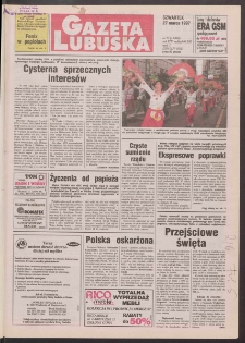 Gazeta Lubuska R. XLV [właśc. XLVI], nr 73 (27 marca 1997). - Wyd. 1