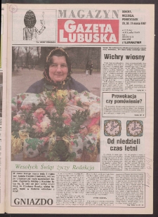 Gazeta Lubuska : magazyn R. XLV [właśc. XLVI], nr 75 (29/30/31 marca 1997). - Wyd. 1