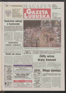 Gazeta Lubuska : magazyn R. XLV [właśc. XLVI], nr 80 (5/6 kwietnia 1997). - Wyd. 1