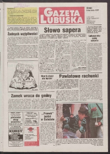 Gazeta Lubuska R. XLV [właśc. XLVI], nr 83 (9 kwietnia 1997). - Wyd. 1