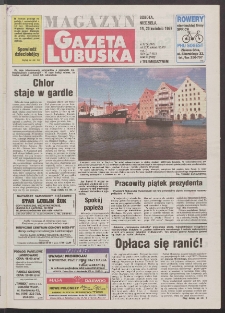 Gazeta Lubuska : magazyn R. XLV [właśc. XLVI], nr 92 (19/20 kwietnia 1997). - Wyd. 1